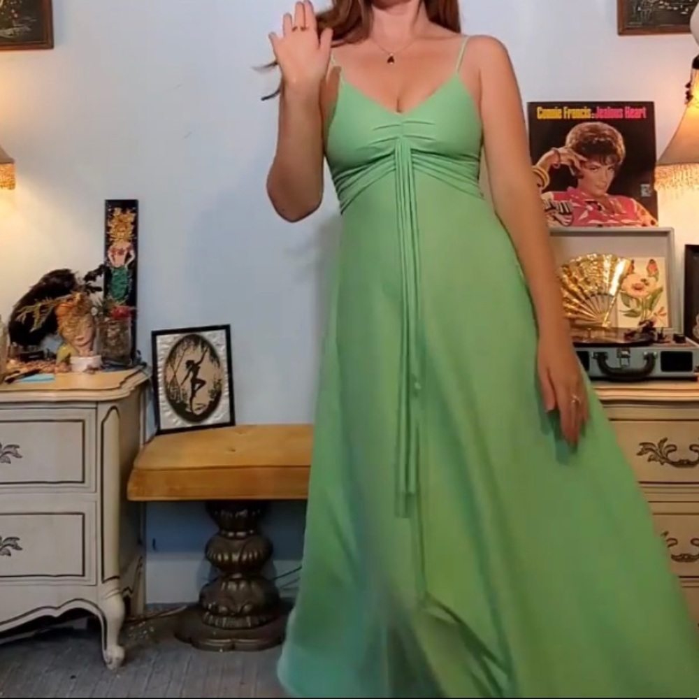 AUTHENTIC VINTAGE 1970’s Maxi Dress